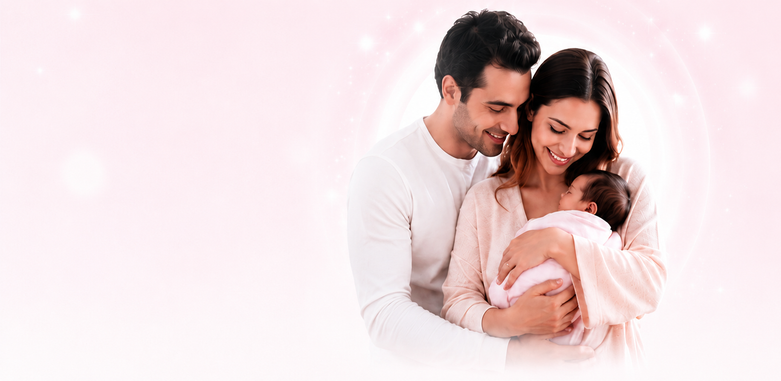 Happy Couple with Baby