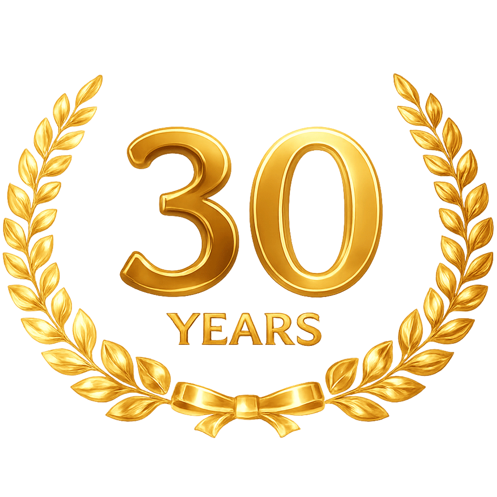 2026 30 Years Badge