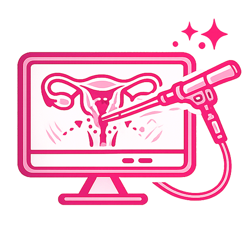 Insertion of the Hysteroscope